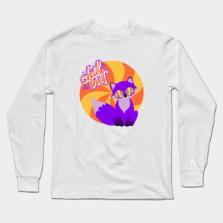 Groovy Kawaii Fox Long Sleeve T-Shirt